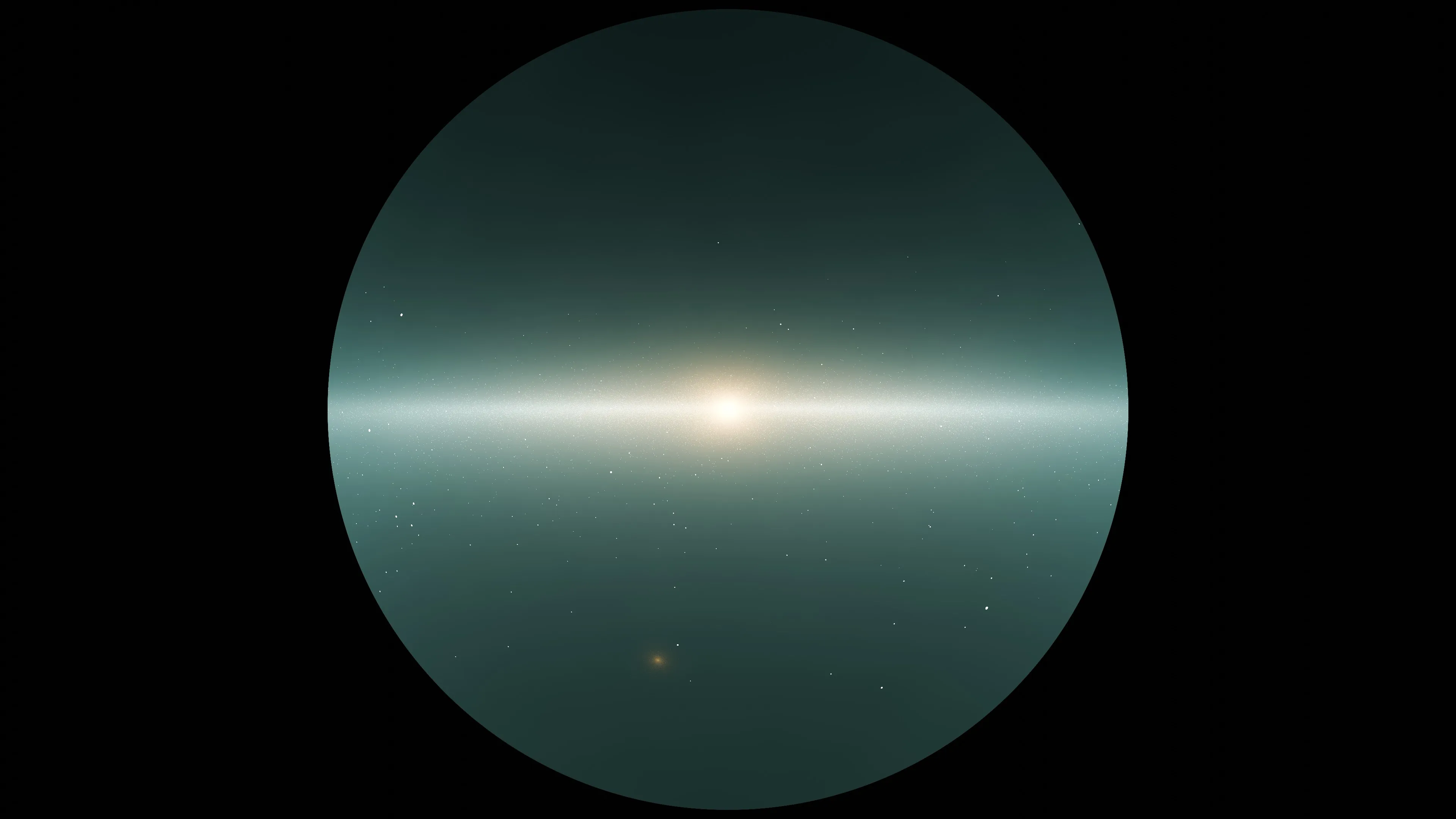 Fisheye Equisolid before the Sgr impact